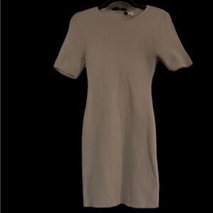 H&M Divided Light Brown Ribbed Sweater